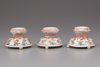 Three imari porcelain salts