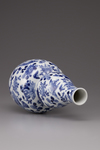 A blue and white porcelain vase