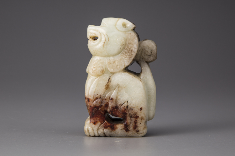 A Chinese jade incense holder