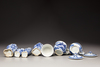 A lot of Chinese blue and white porcelain