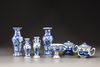 A lot of Chinese blue and white porcelain