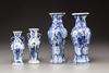 A lot of Chinese blue and white porcelain