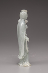 A Chinese jade figure of Guanyin