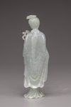 A Chinese jade figure of Guanyin