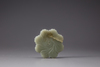 A celadon jade floral plaque