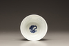 A blue and white 'dragon' bowl