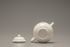 A blanc de chine teapot