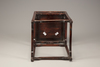 A small Chinese hongmu square stand