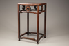 A small Chinese hongmu square stand