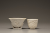 Two Dehua white-glazed cups