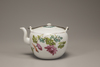 A famille rose 'birds and flowers' teapot and cover