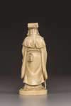 A JAPANESE  BONE CARVING OF JUROJIN 19TH CENTURY