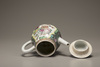 A famille rose teapot and cover