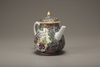 A famille rose teapot and cover