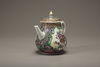 A famille rose teapot and cover