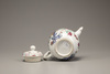 A famille rose cockerel teapot