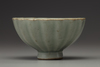 A small Lonquan celadon-glazed fluted bowl