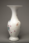 A baluster famille rose vase