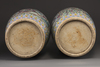 A pair of large Cantonese famille rose baluster vases