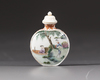 A Chinese famille rose 'narrative' snuff bottle