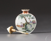 A Chinese famille rose 'narrative' snuff bottle