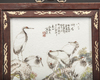 A Chinese 'Qianjiang'-style enamelled porcelain plaque
