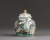 A Chinese famille rose teapot and cover