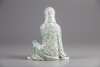 A Chinese famille rose Guanyin