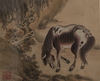 Two Chinese 'Eight Horses of Mu Wang' paintings