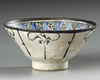 A KASHAN TURQUOISE BLUE-GLAZED POTTERY BOWL, IRAN, 13TH-14TH CENTURY