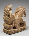 A NISHAPUR IVORY PIECE, PERSIA, 7TH- 8TH CENTURY