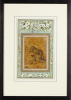 A GRISAILLE PAINTING OF A BEAR,  ZAND OR QAJAR, PERSIA, LATE 18TH CENTURY