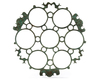 A KHORASAN BRONZE POLYCANDELON,  PERSIA, 12TH-13TH CENTURY