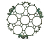 A KHORASAN BRONZE POLYCANDELON,  PERSIA, 12TH-13TH CENTURY