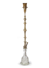 AN  OTTOMAN SILVER GILT HUQQA PIPE, TURKEY, 19TH CENTURY
