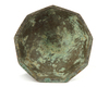 A KHORASAN SILVER-INLAID BRONZE HEXAGONAL COVER, CIRCA 1200