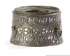 A BRONZE INSCRIBED SILVER-INLAY INKWELL BODY, KHORASAN,  12TH-13TH CENTURY