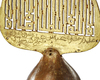 AN OPENWORK  GILT BRONZE  BANNER STAFF HEAD (ALAM) OTTOMAN, TURKEY, 15TH-16TH CENTURY