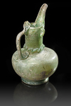 A RARE GLASS SPOUTED JUG, CENTRAL ASIA, 11TH-12TH CENTURY