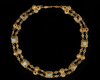 A TURQUOISE AND PEARL-SET PARCEL GOLD BAZUBAND, PERSIA OR ANATOLIA, 12TH-13TH CENTURY