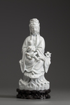 A Dehua white-glazed Guanyin