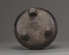 A Chinese large bronze Islamic-market tripod censer