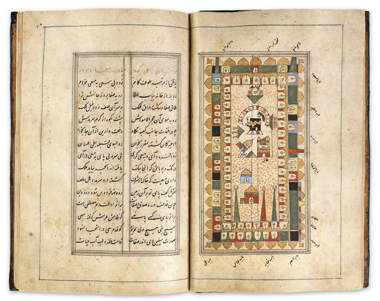 MANUSCRIPT, MUHYI AL-DIN LARI  (d.1526-27), FUTUH AL-HARAMAYN, PERSIA, 18TH CENTURY