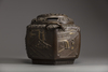 A Japanese bronze incense-burner