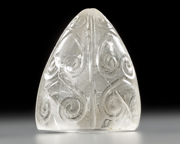 A FATIMID CARVED ROCK CRYSTAL CHESS PIECE, EGYPT, 10TH-11TH CENTURY
