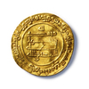 AN ISLAMIC GOLD DINAR MINTED DURING THE ABBASID DYNASTY, THE CALIPH ALMUKTAI, IN 292 AH/904 AD AT MECCA