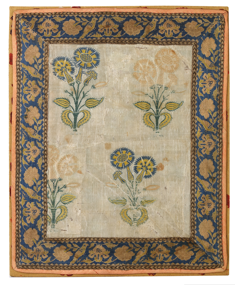 A Safavid Silk And Metal Thread Brocade Panel Persia 17th Century