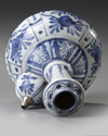 A CHINESE BLUE AND WHITE KENDI, WANLI PERIOD, CIRCA 1600
