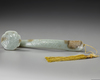 A CHINESE JADE RUYI SCEPTRE, QING DYNASTY (1644-1911)