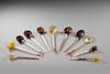 A COLLECTION OF OTTOMAN SHERBET SPOONS, TURKEY, 19TH CENTURY